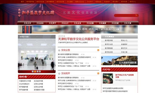 和平区数字文化网 天津网站建设 天津网站制作